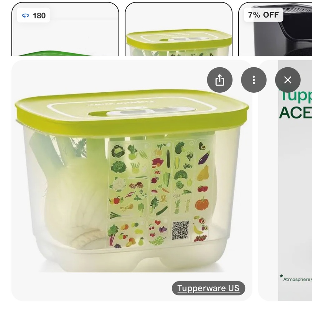 Tupperware FridgeSmart Container Small deep